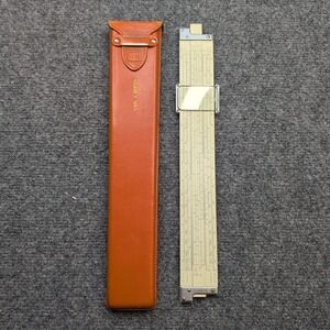 Vintage Keuffel & Esser (K+E) 4081-3 Log Log Duplex Slide Rule w/ Case